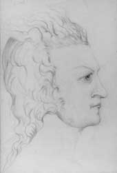 Portrait of William Blake by Catherine (c. 1785) Fitzwilliam Museum, Cambridge.