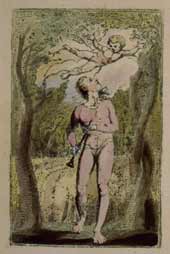 Songs of Innocence, Copy F, pl.1, Frontispiece (1789) Yale Center for British Art, New Haven.